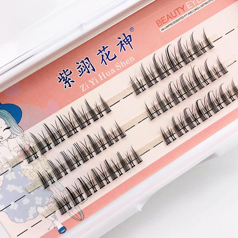 인조 속눈썹 세그먼트 접목 단일 클러스터 속눈썹, 자연스러운 부드러운 단일 클러스터 속눈썹