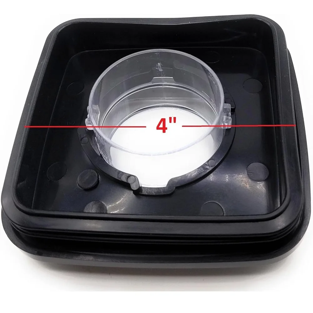 Description Picture 3 of itemRepalcement Blender Square Lid 4665 Black Square Jar Lid and Center Cap Compatible with Oster and Osterizer Blenders 4"