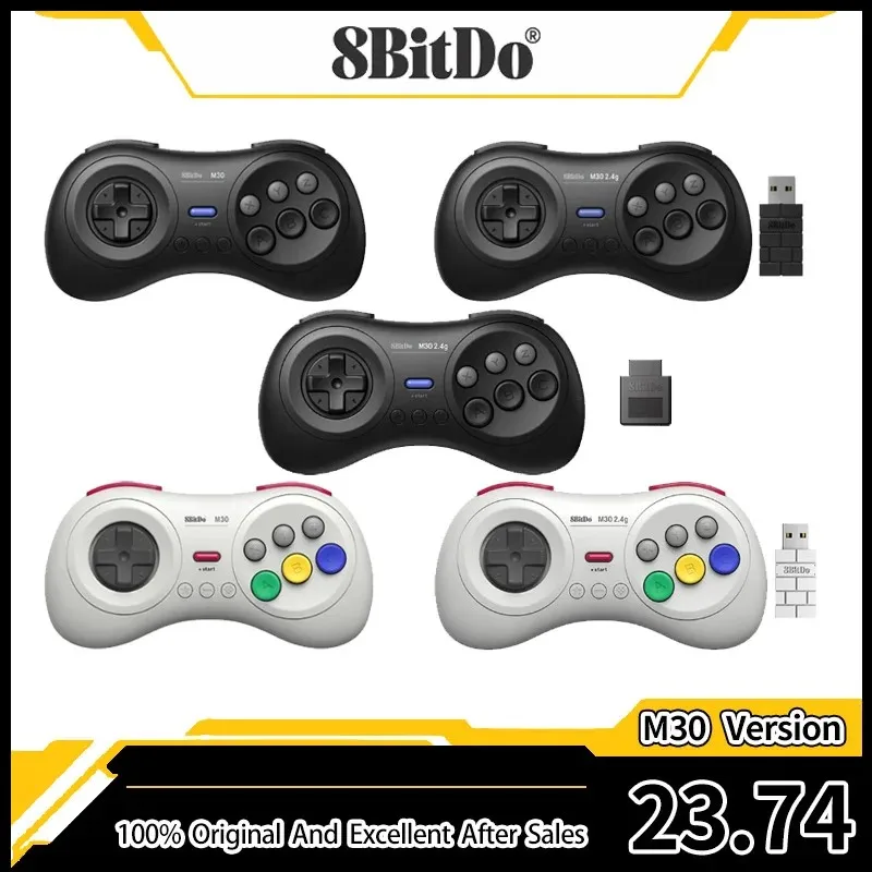 8Bitdo M30 Bluetooth Gamepad Per Nintendo Swtich M30 2.4G Controller Wireless Per Sega Genesis M30 Mini Per Sega Genesis Mini