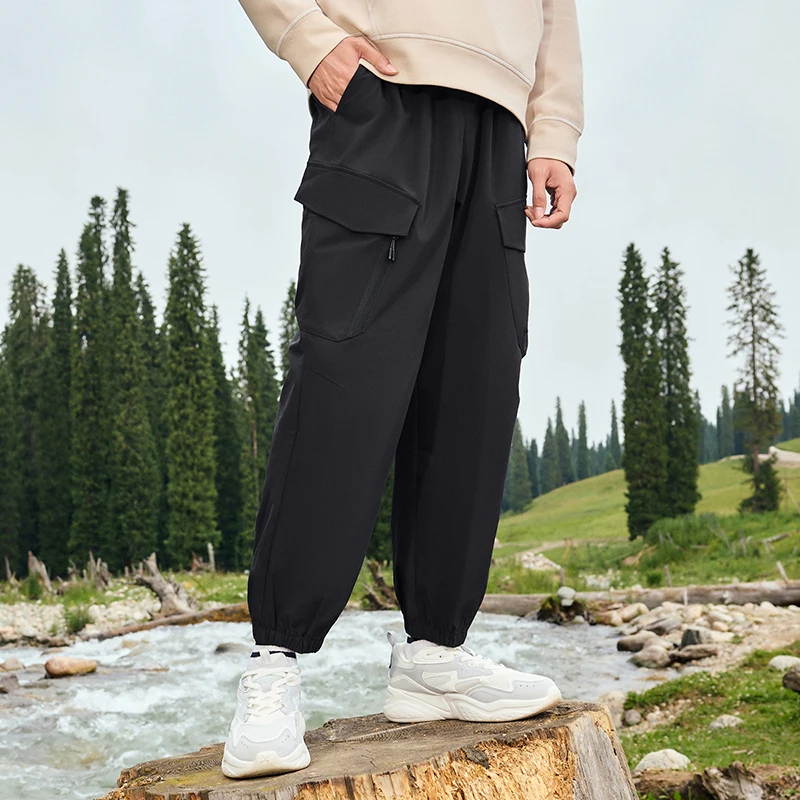 Xtep Casual Pants For Men Autumn Soft Breathable Trousers Trendy Retro Comfortable Bottoms 876329560067