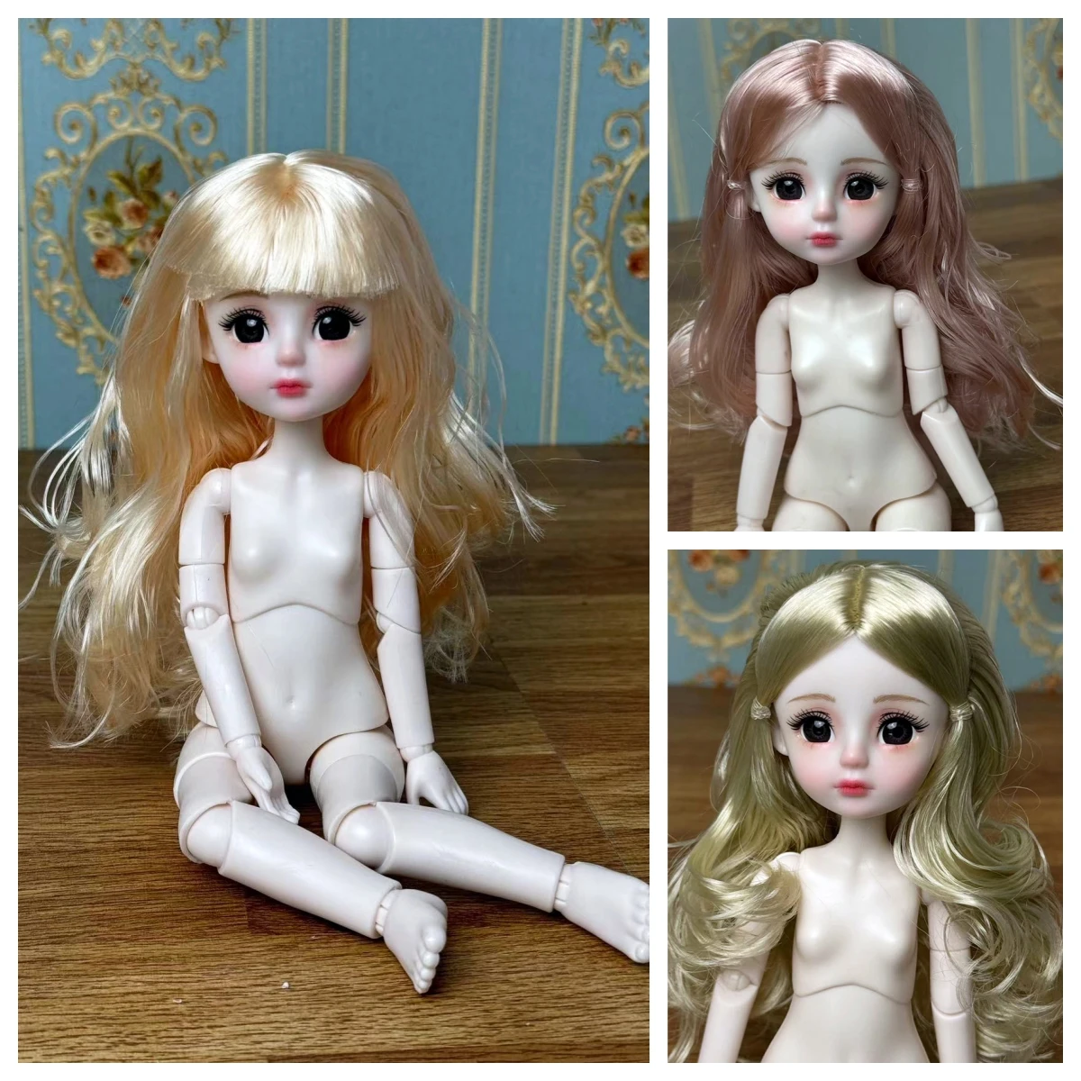 

Модная милая кукла принцессы 30 см, изысканный макияж, 1/6 BJD кукла для девочек, подарок на день рождения, игрушки