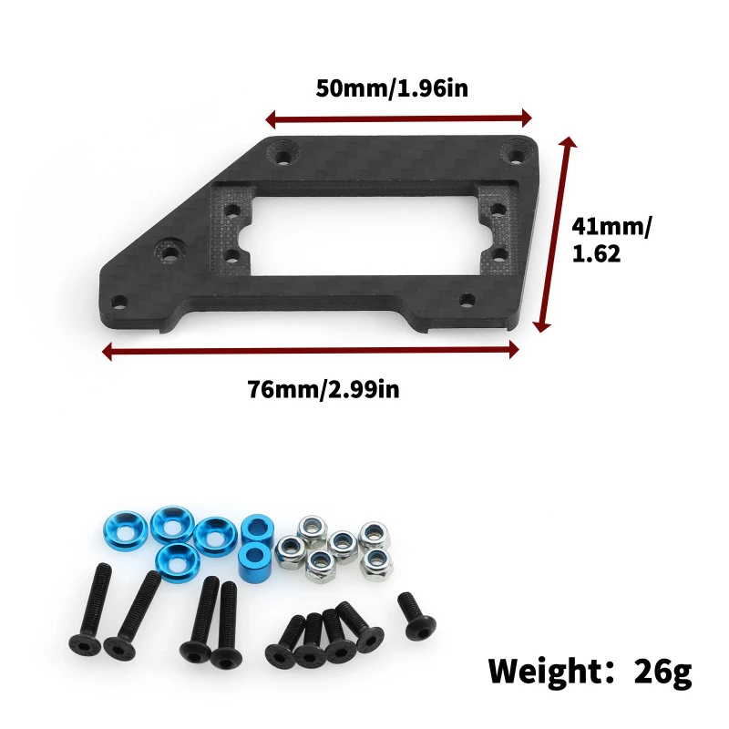 

Сервопривод из углеродного волокна для Axial SCX10 PRO 1/10 RC Crawler Car Upgrade Parts Accessories