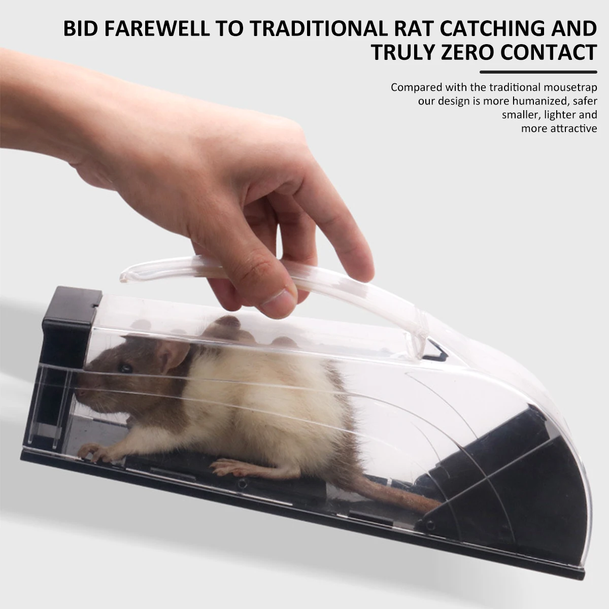 Mouse Trap No Kill Rats Cage Reusable Mousetrap Smart Mouse Trap For Indoor Outdoor  Mice Catcher Transparent Automatic Rat Traps - AliExpress