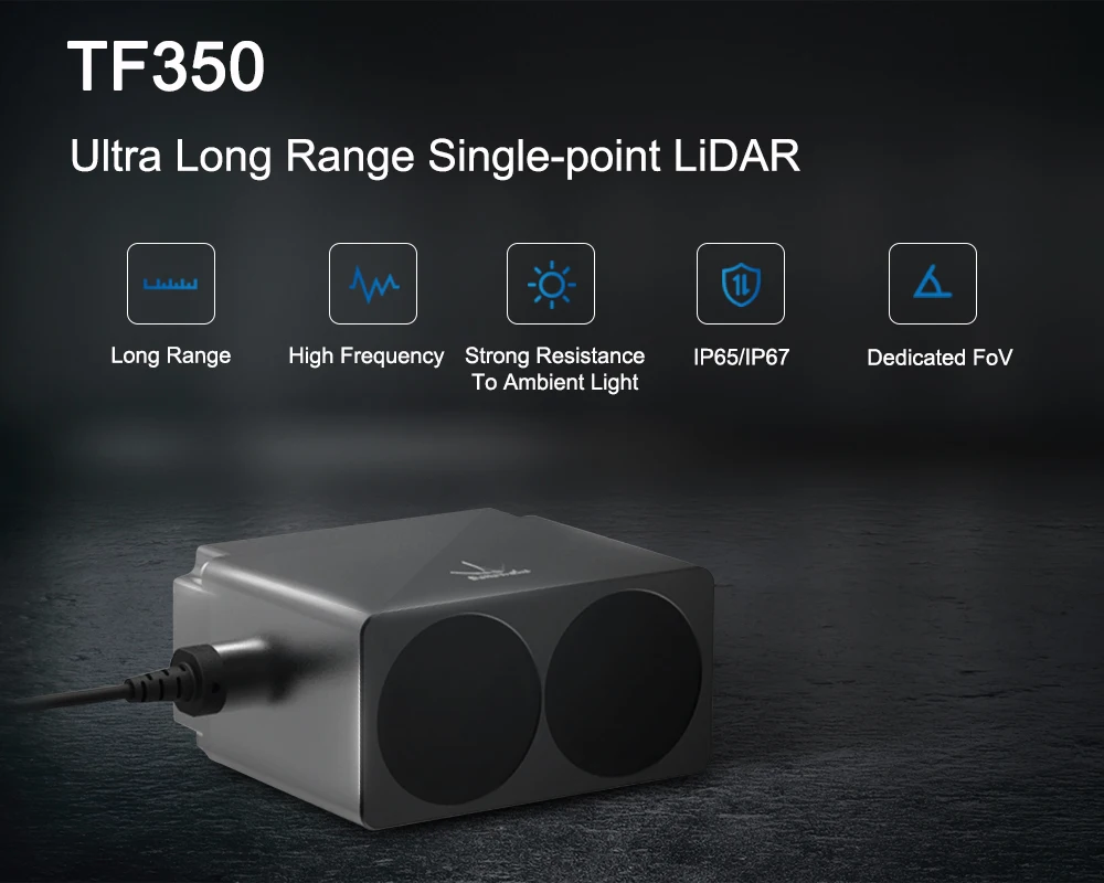 Benewake TF350 Ultra Long Range Single-point LiDAR Maximum Range 350 Meters IP67