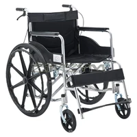 Fauteuil roulant manuel pliant léger maison hôpital handicapé personnes âgées mobilité fauteuil roulant Portable 1