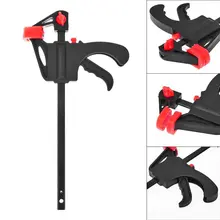 

4 Inch Fixed Clamp Woodworking F Clip Grip Work Bar Ratchet Quick Release Speed Squeeze A Clamp Kit Hand Woodworking Tools