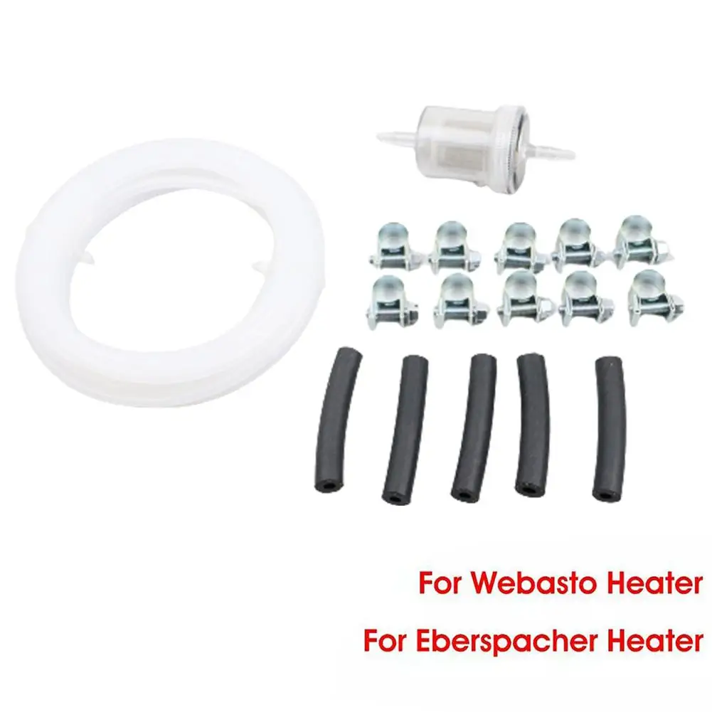 Car Air Parking Heater Tube Replacement Fuel Pipe Line Hose Clip Oil Fuel Filter For Webasto Eberspacher Diesel Heater W7U5