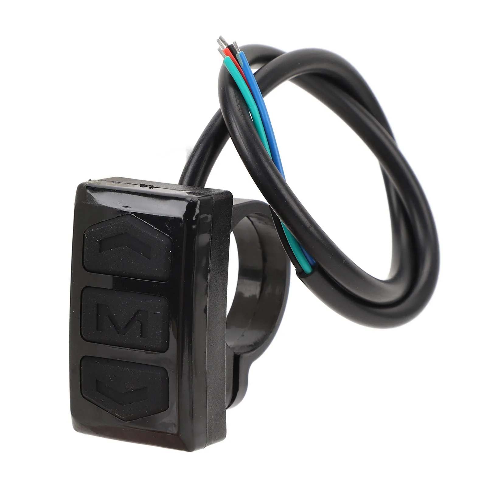 Electric Bike Instrument Display Switch Slip Resistant Ergonomic Sensitive Electric Bicycle Handlebar Control Button Switch