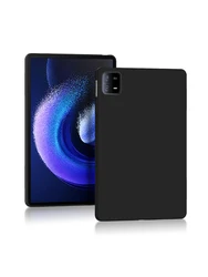 AJIUYU Black Silicone TPU Protective Tablet Case for MiPad 6 Pro (Black)