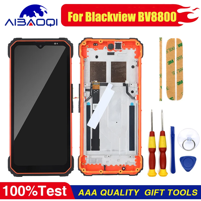XUNQIYI-ǰ  ġ ũ LCD ÷ Blackview BV8800, BL8800 ,  ͸ Ŀ , Ϻ ü ǰ