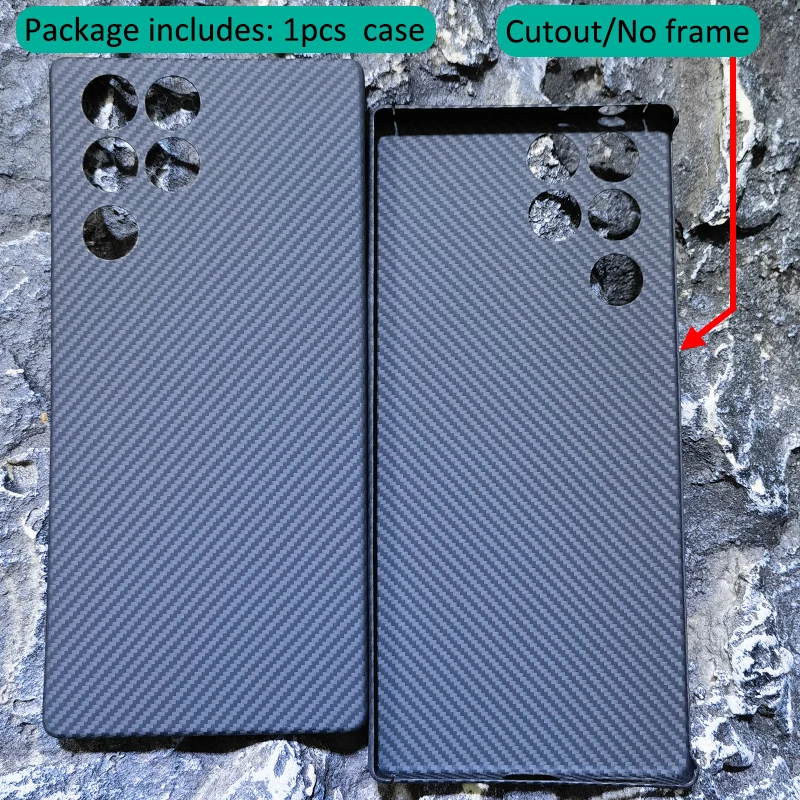 Premium Real Carbon Fiber Aramid Super Ultra Thin Lightweight Case