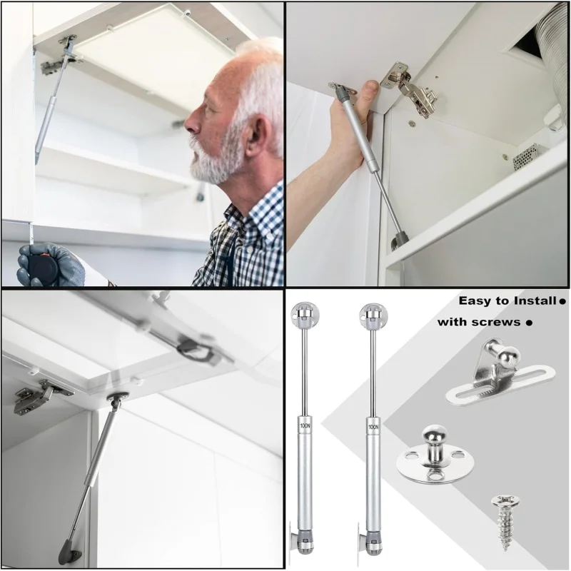 業界へのご提案/食品機械・厨房機器業界/厨房機器・設備に最適な製品【スガツネ工業】 圧力下50Kgベッド油圧ヒンジフォースリフトサポート家具ガススプリングキャビネットドアキッチン食器棚ヒンジ家具。