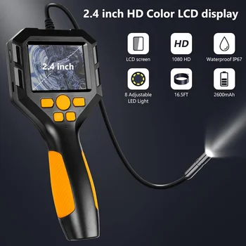 3.9mm IPS 1080P Sewer Automotive Endoscopic Endoscope Camera Pipes For Cars Inspection Tools Stethoscope Professional Camera