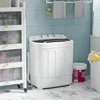 Compact Washing Machine 13lbs Capacity Twin Tube Washing Machine Washer and Spin Cycle Combo 2