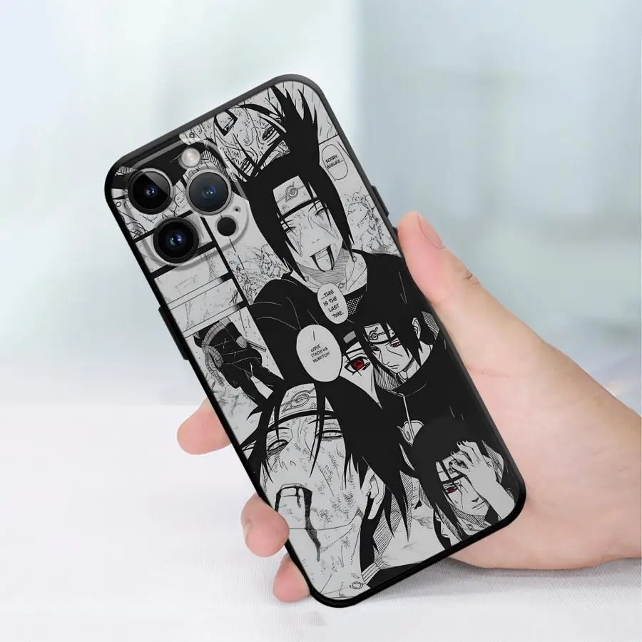 Uchiha Itachi Black Soft Anime Phone Cover Case