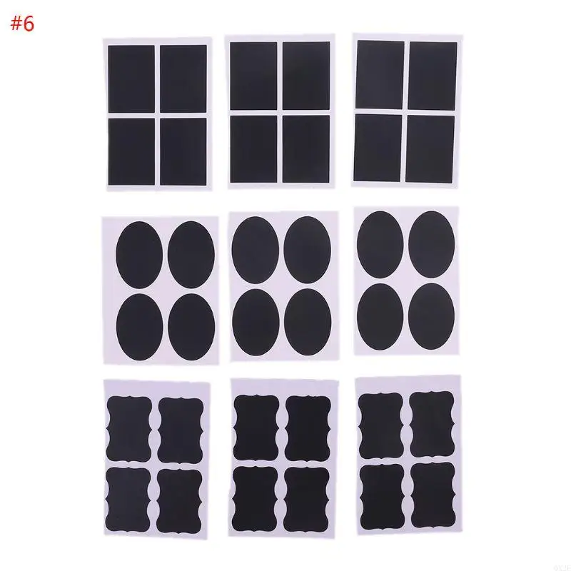 QX2E Chalkboard Blackboard Chalk Board Stickers Decals Craft Kitchen Home Jar Spi