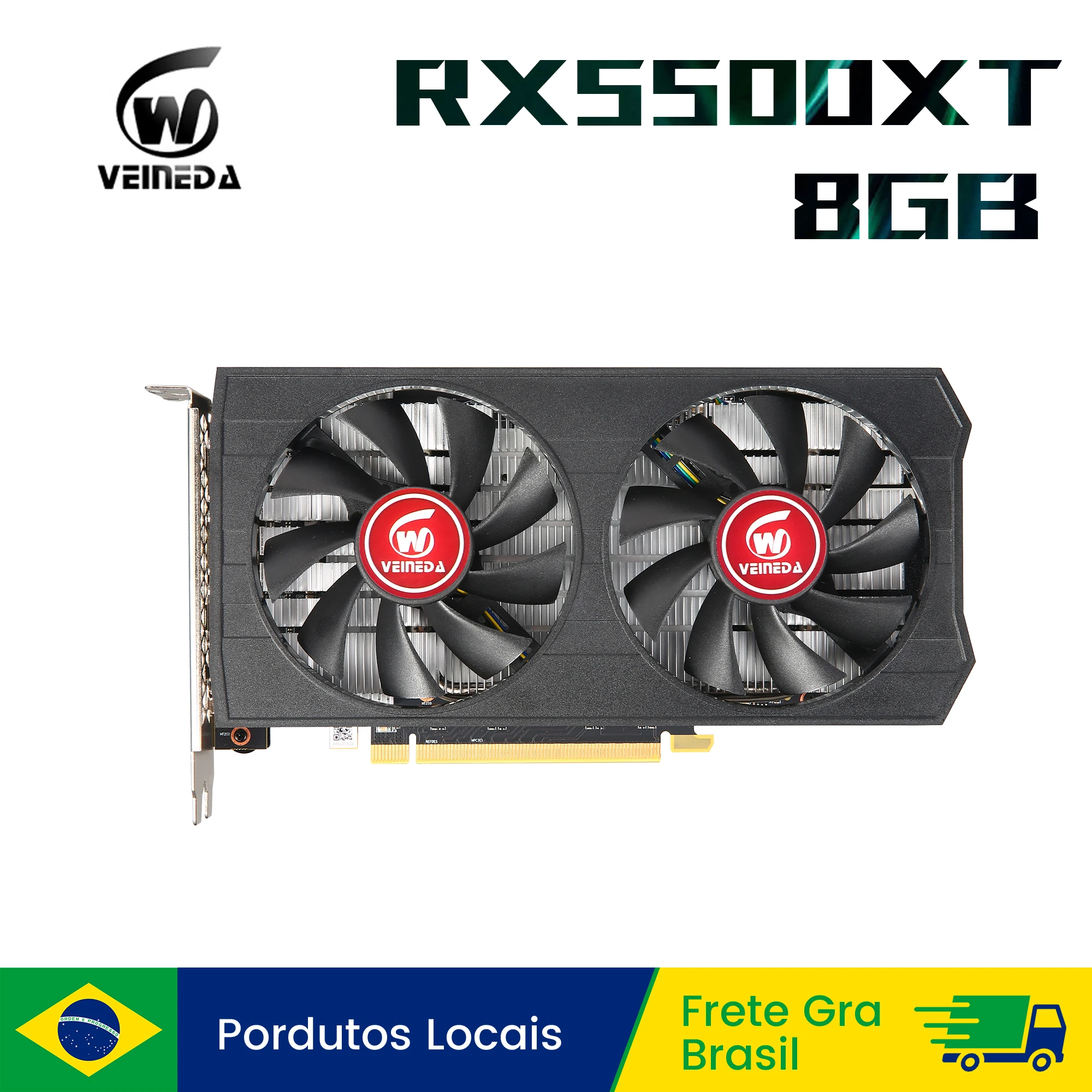 Placa de Vídeo VEINEDA RX 5500 XT 8GB