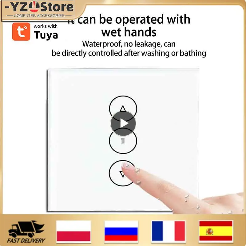 

Выключатель для жалюзи Tuya 3,0 с функцией таймера и голосовым управлением