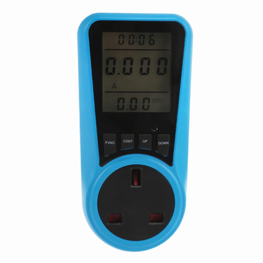 Pmb05uk Socket Digital Voltage Wattmeter Power Consumption Watt Energy