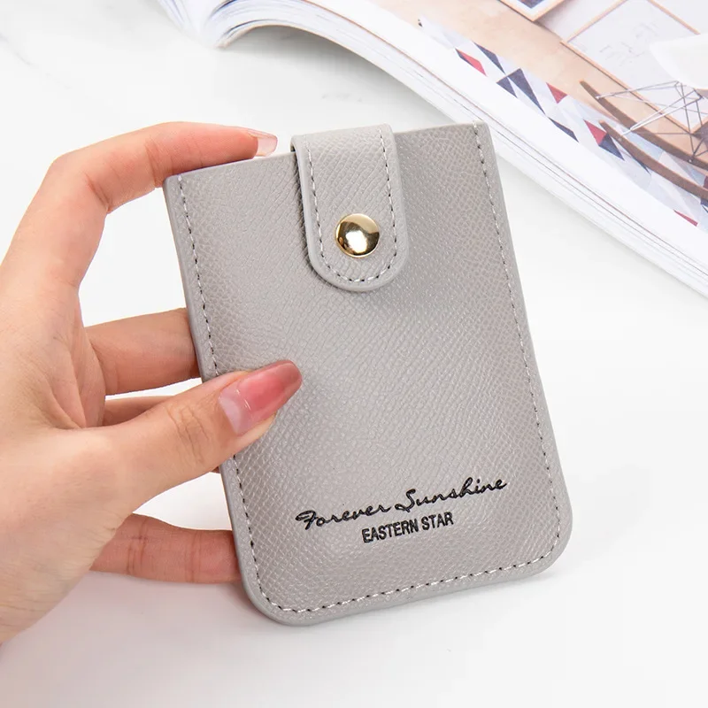 

Korean Version of The New Card Bag Female Solid Color Simple Multi-card Credit Card Thin Cute Small Organ Card Bag