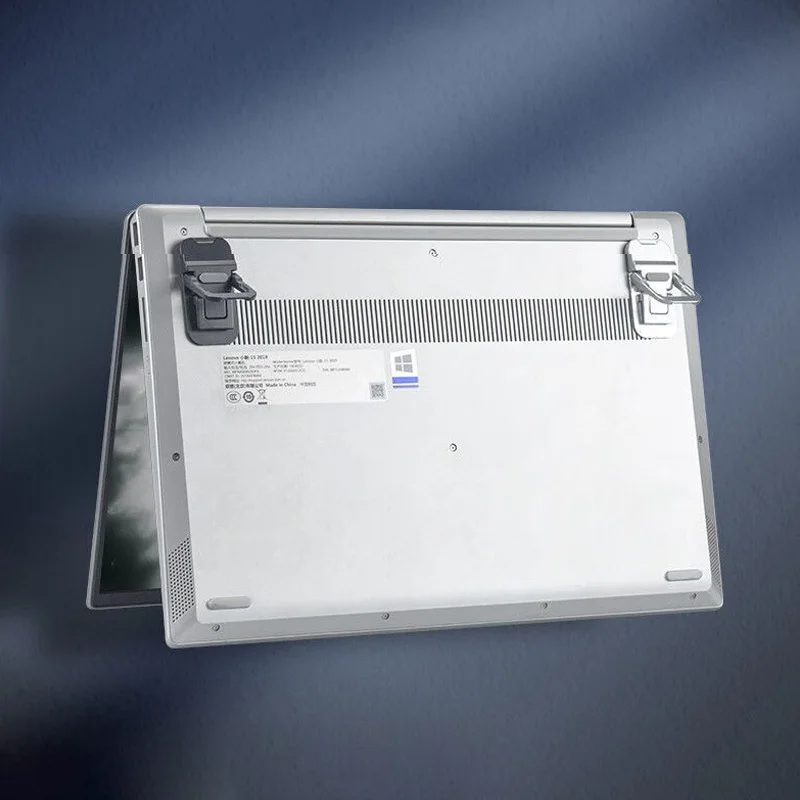 2PCS 접이식 노트북 스탠드 조정 가능한 각도 브래킷 접착식 보이지 않는 브래킷 휴대 전화 노트북 용 휴대용 뷰잉 스탠드