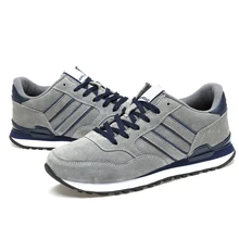  Men's Casual Shoes Simple Suede Lightweight Breathable Fashion Anti-collision Cushioning Wear-resistant Non-slip Shoes Men 