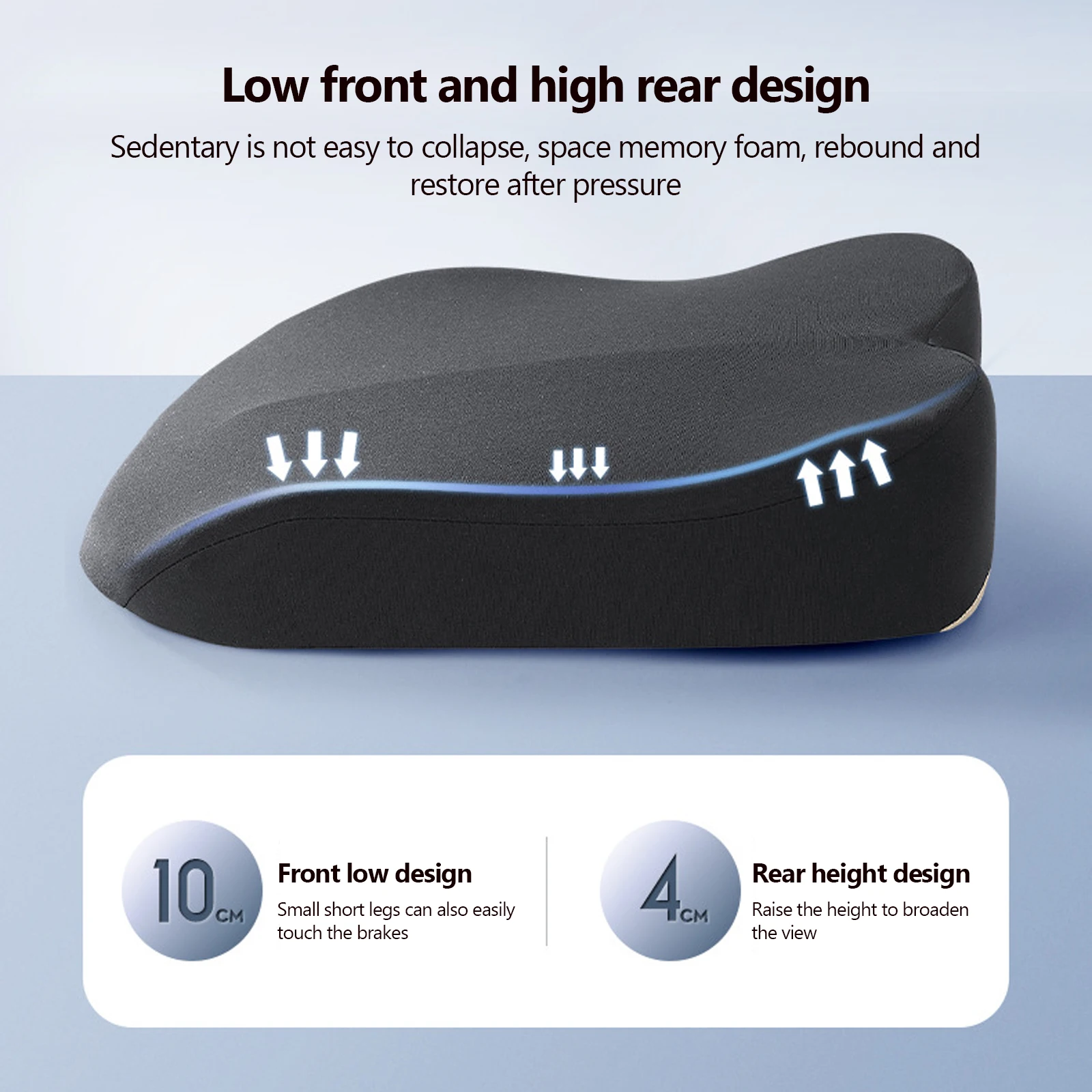 Chair Booster Easy Rise Seat Cushion Car Booster Seat Cushion