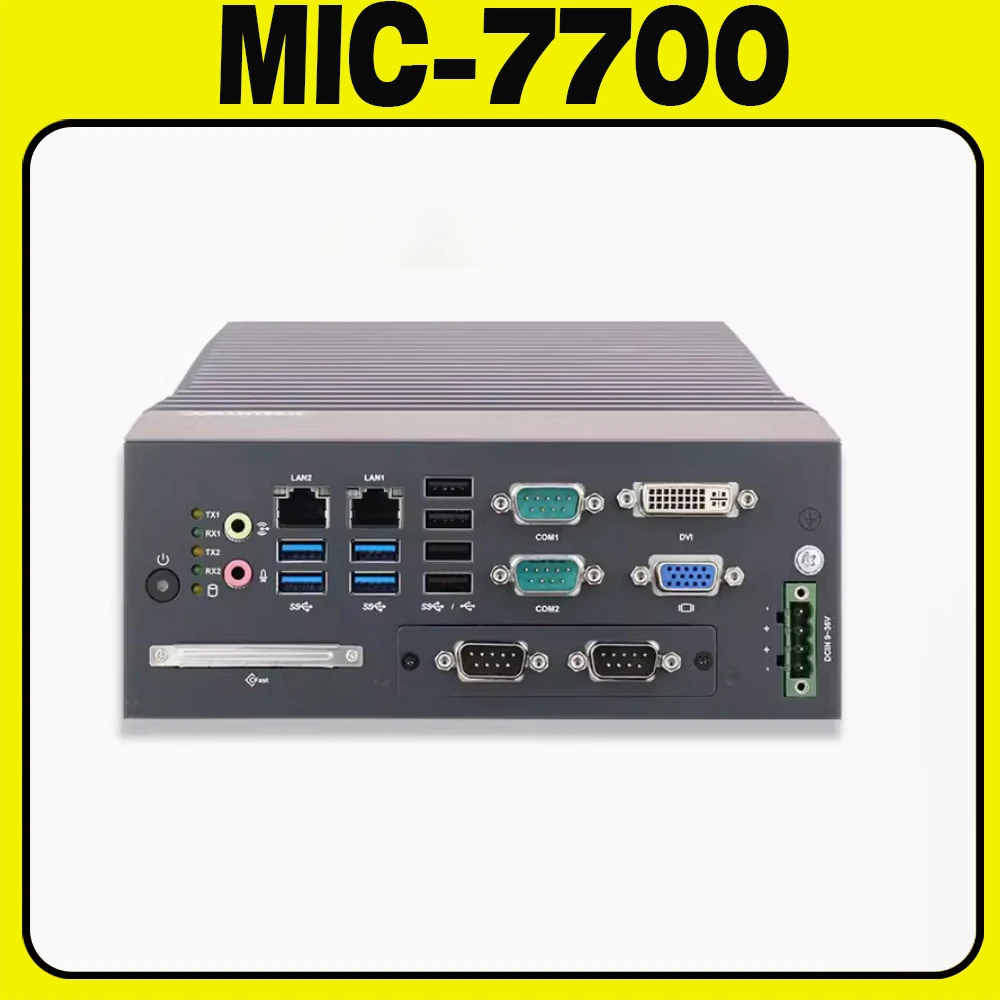 

For Advantech MIC-7700 High-performance compact fanless quasi-system (no CPU memory hard disk) MIC-7700H