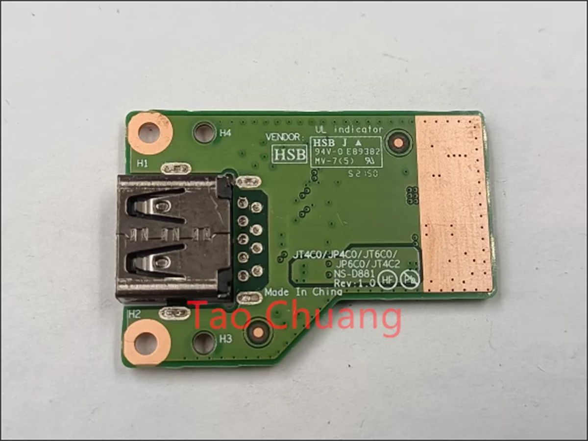 Placa Usb para Lenovo Thinkpad P16s T16 T14 Gen3 P14s Gen3 5c51c94253 Ns-d881 - Imagem 2