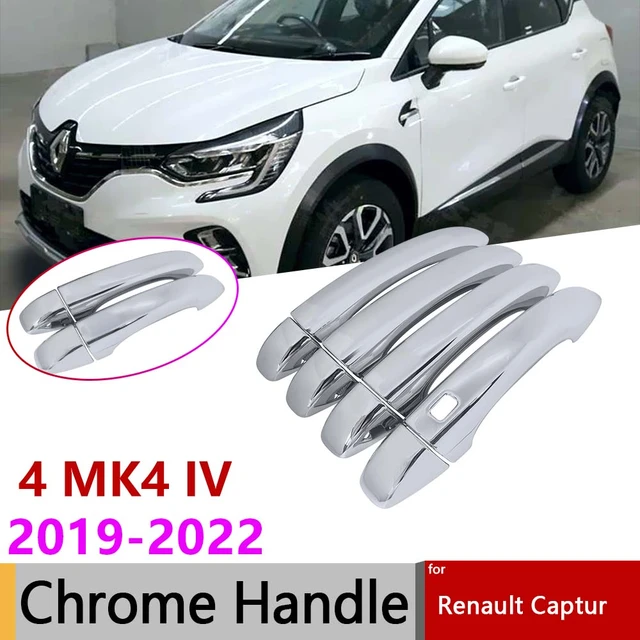 Für Renault Captur 2 II MK2 XJB HJB HJE 2019 ~ 2022 2021 Chrom Robust Tür  Griff Abdeckung Auto Styling zubehör Schutzhülle Film - AliExpress