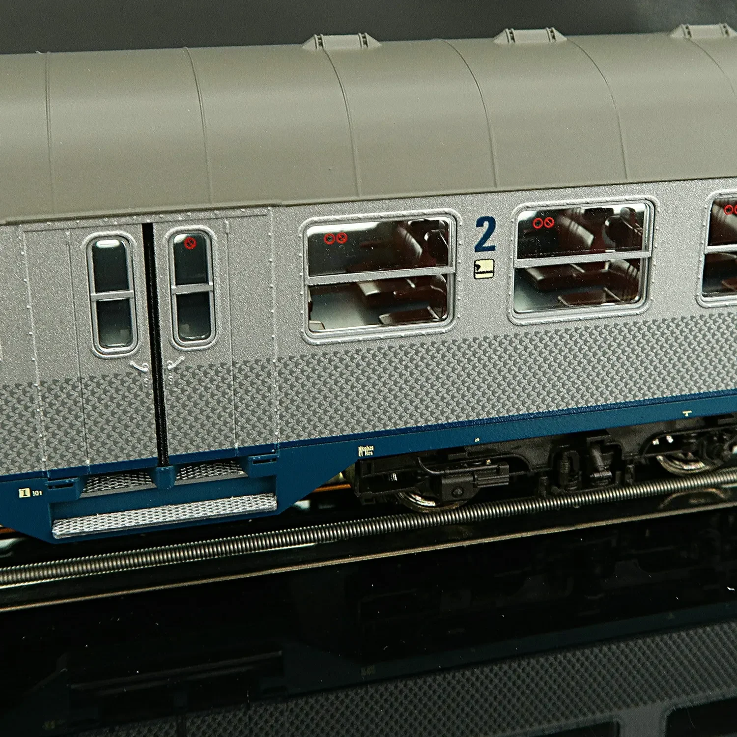鉄道模型 ROCO 43487 ROCO HO Type 1/87 Train Model Set 6200035 Silver Passenger Car Two