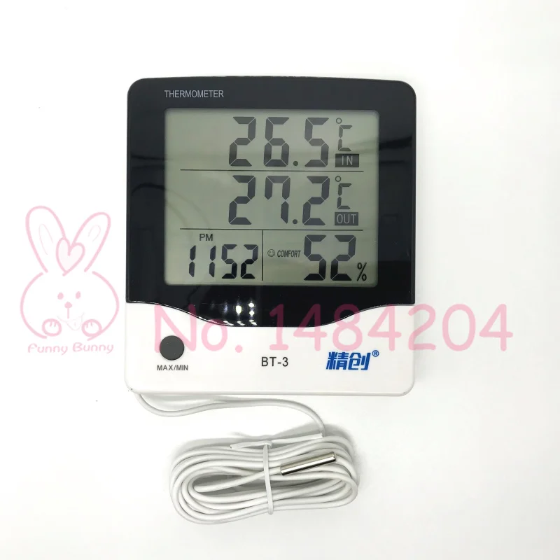 Large LCD Thermometer 5070°C Hygrometer Indoor and Outdoor Duel Way