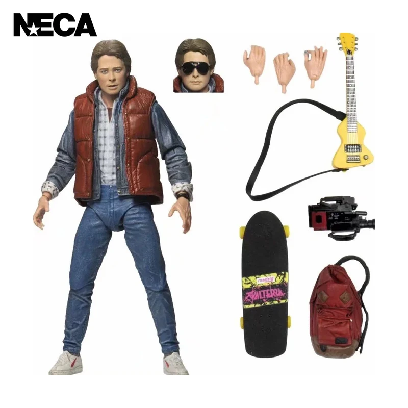 

NECA Back To The Future Martin Skateboard Guitar 7 Inch 18CM Action Figures Movie Figure Model Toys