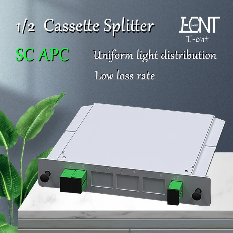 1X2 Sc/Apc Splitter Cassetta Tipo Di Inserimento Splitter In Fibra Ottica Plc 1 X2 Splitter Fibra Ottica Box Ftth Spedizione Gratuita