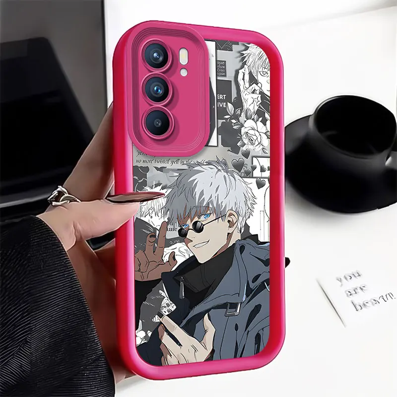 Premium Anime Jujutsu Kaisen Soft Silicone Phone Case Stylish