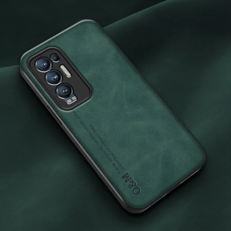 Luxury Magnetic Leather Phone Case - Premium Silicone Back Cover