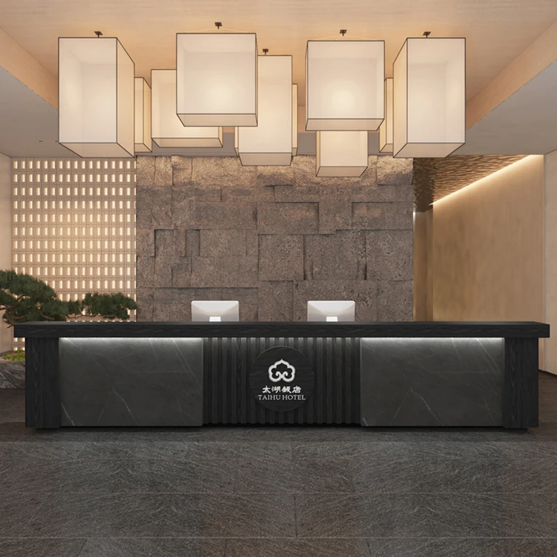 Store Cashier Reception Desk Counter Restaurant Reception Desks Manicure Checkout Console Mostrador Recepcion Furniture Counter office restaurant reception desk counter conference small reception desks console checkout recepcion mostrador luxury furniture