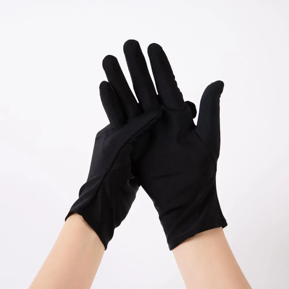 Black Silk Liner Gloves for Men Bike Motorcycle Skiing