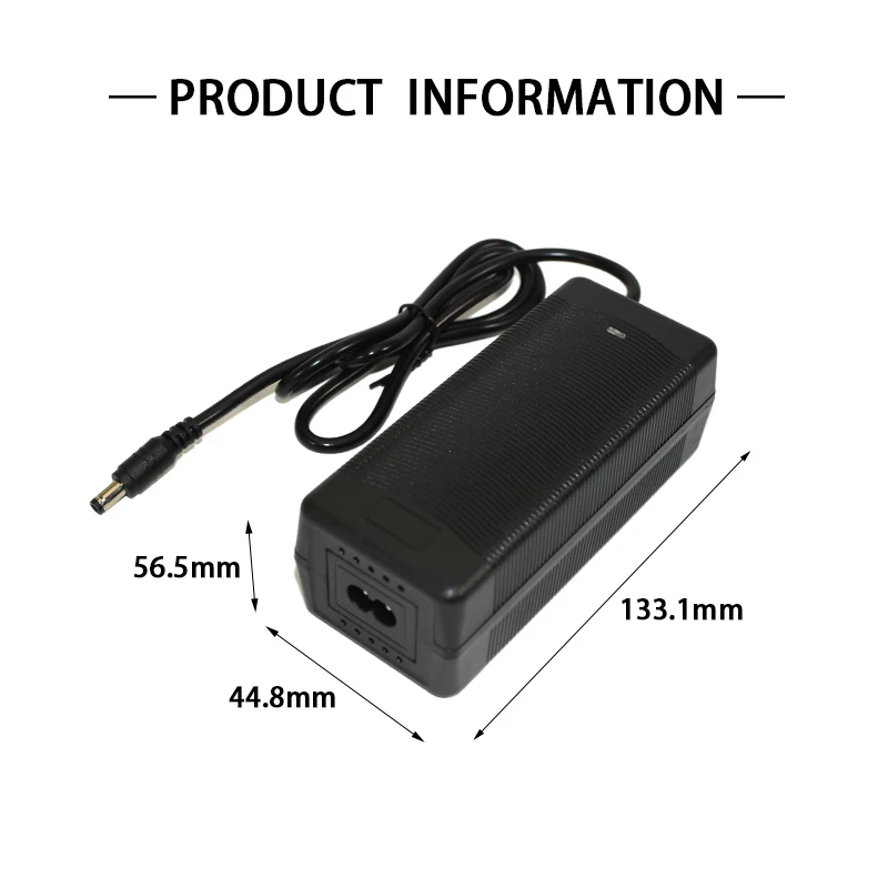 Chargeur Batterie Lithium Intelligent – 12.6V/3A, 16.8V/2A, Pour Batteries 18650 & Similaires