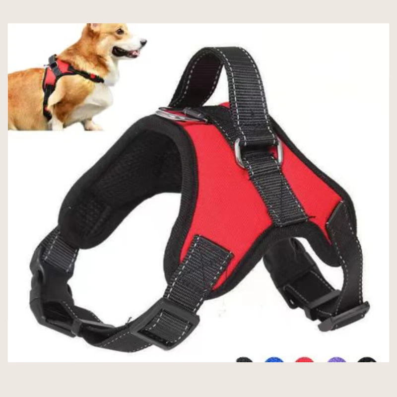 Pet Harness Medium and Large Dog Explosion-proof Oxford Cloth Bone Chest Back Adjustable Strong Handle