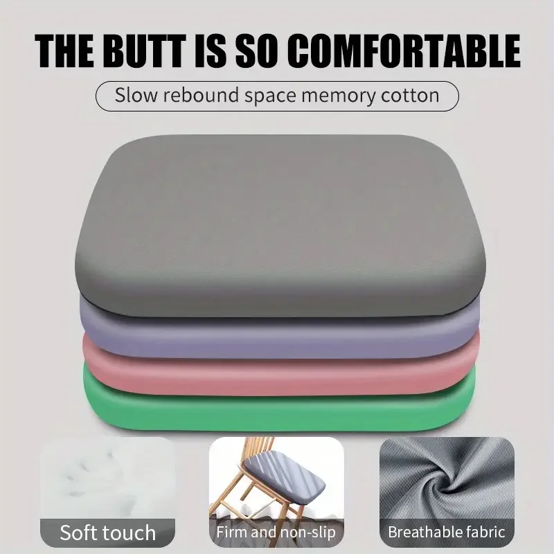 1 PC Large Blcak Car Seat Cushion, Travel Cushion, Suitable For Long-distance Travel, Office Sedentary, Relieve Lower Back Pain 2