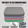 1 PC Large Blcak Car Seat Cushion, Travel Cushion, Suitable For Long-distance Travel, Office Sedentary, Relieve Lower Back Pain 2