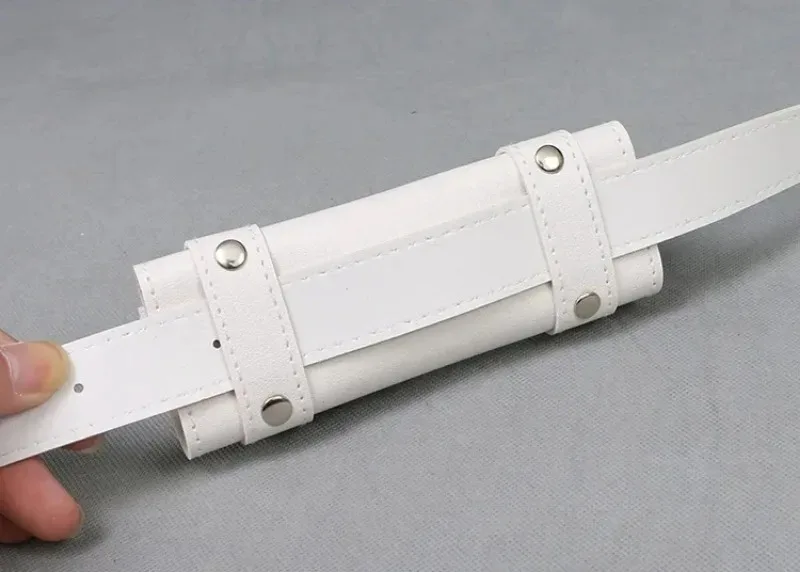 3-Schwert-Holster PU-Gürtel Schwerthalter Cosplay-Kostüm Japanische Katana-Hülle Riemen Mittelalterliche Schwertscheide Rapier-Ringgürtel – Detail 10