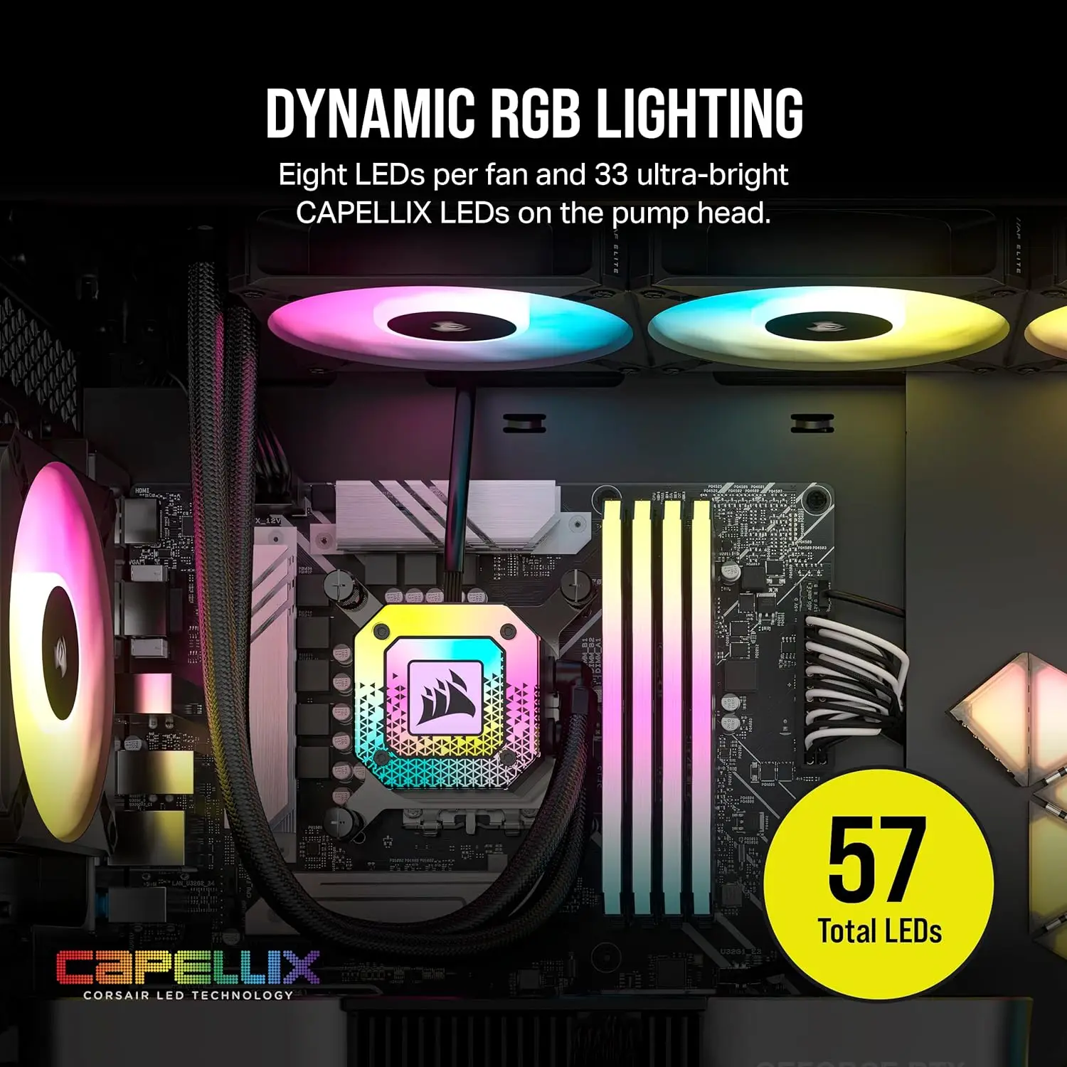 PC用ファン・クーラー Corsair iCUE H150i ELITE CAPELLIX XT 360 Corsair iCUE H150i Elite CAPELLIX XT Desktop Liquid CPU