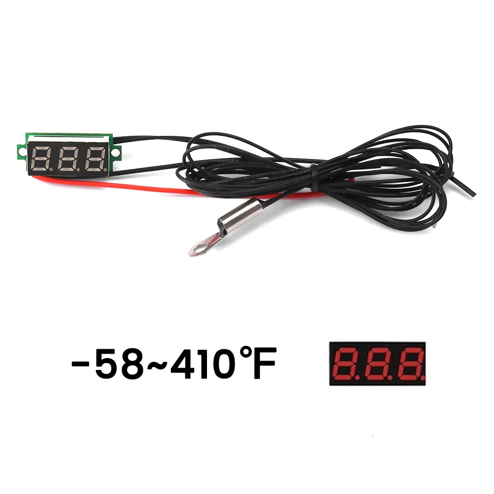 LED Digital Temperature Meter Detector with NTC Sensor