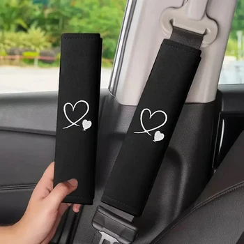 Copri Cintura di Sicurezza Universale per Auto, Imbottitura Morbida in Peluche, Traspirante e Confortevole, Protezione per Cintura di Sicurezza, Cuscinetto Anti-Usura per Cinturino I
