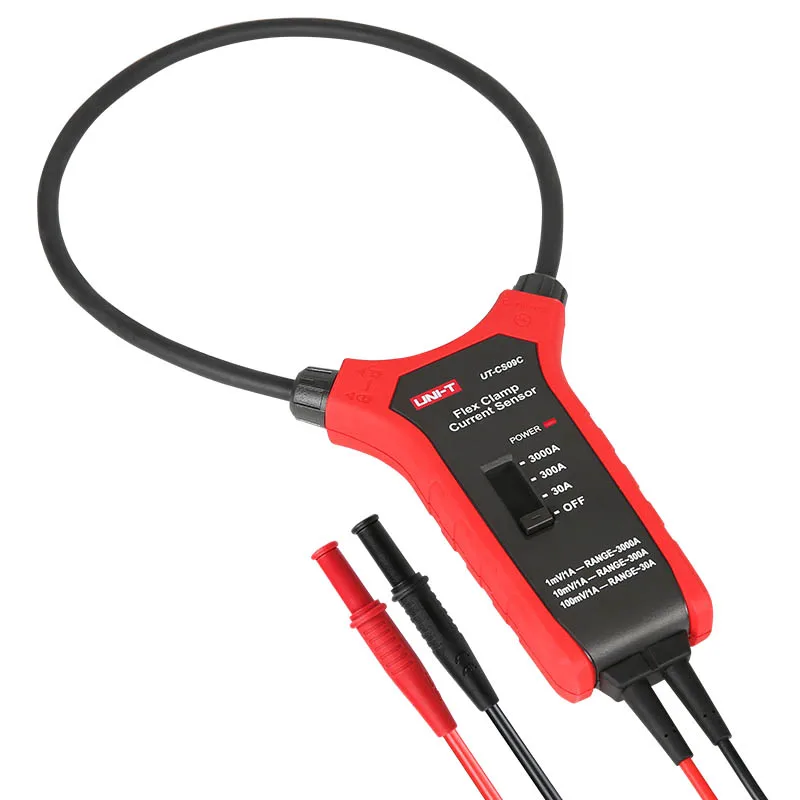 

UNI-T UT-CS09C Flex Clamp Sensor High Current Flexible Current Sensor Oscilloscope Probe Current Probe Original Product