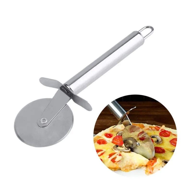 

Stainless Steel Pizza Cutters Pastry Roller Cutter Pizza Knife Cookie Cake Roller Wheel Scissor Bakeware Kitchen Accessories