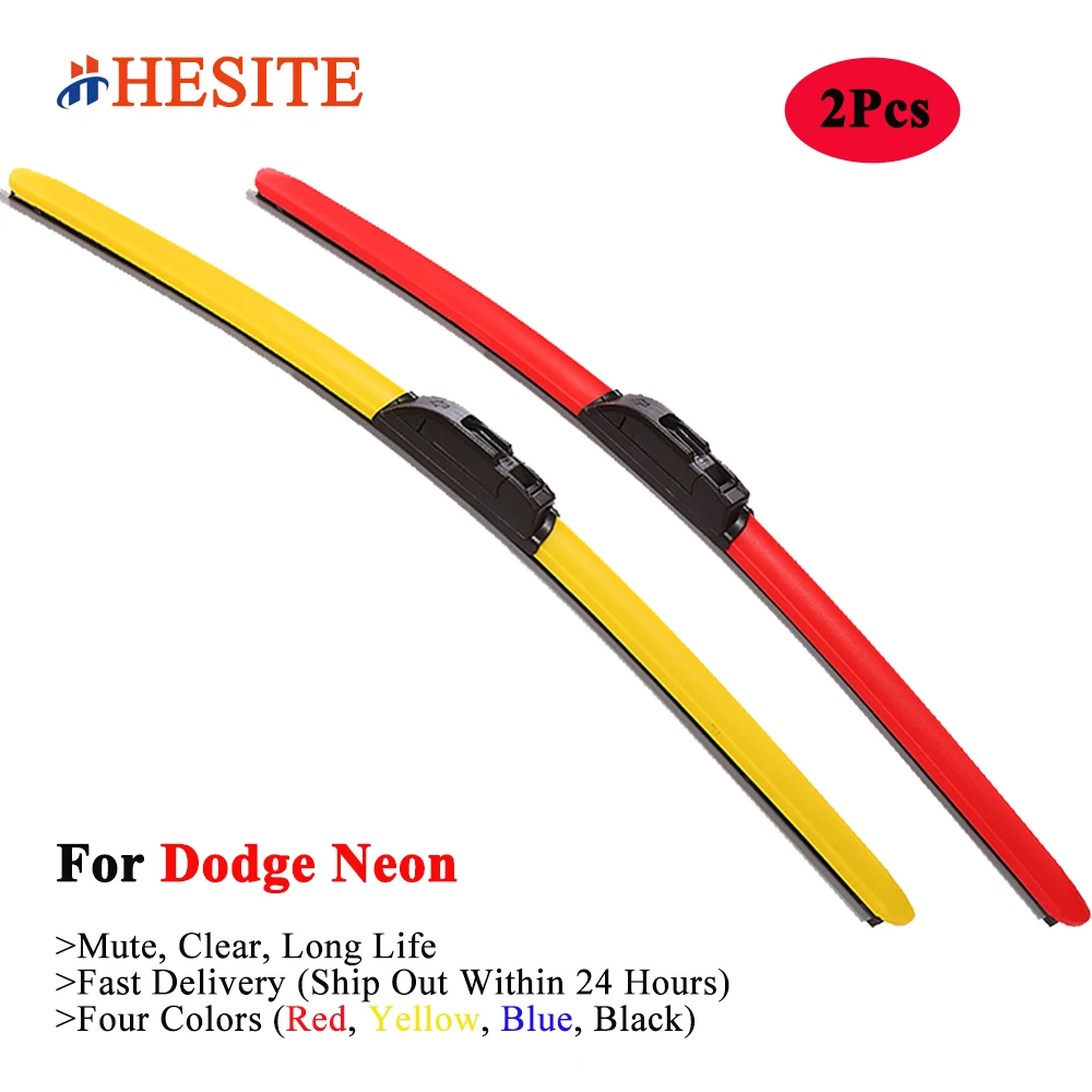 Щетки стеклоочистителя HESITE для Dodge Neon Hatchback 4 Turbo V6 V8 2000 2002 2003 2004 2005 2006 желтые