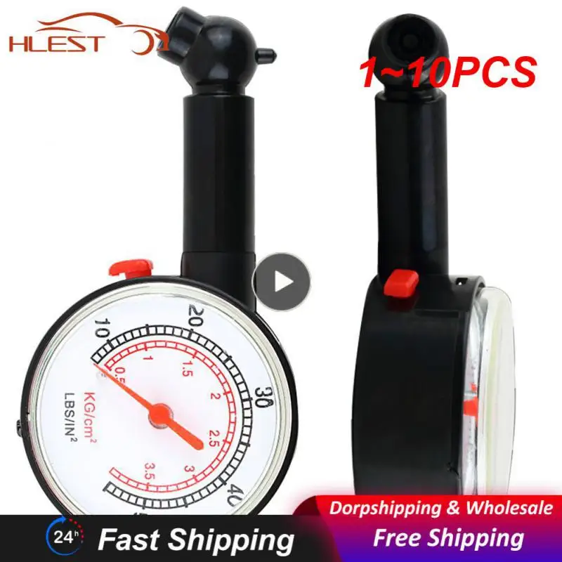 1 ~ 10Pcs Manometro Per Pneumatici Manometro Per Auto Presion De Neumaticos Manometro Per Pneumatici Misuratore Di Pressione Per Pneumatici Monitoragg
